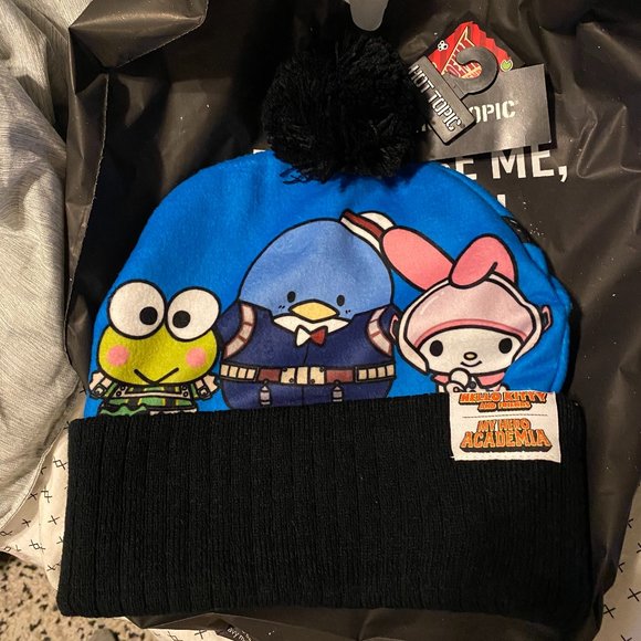 My Hero Academia X Hello Kitty And Friends Pom Beanie NWT - Picture 3 of 4